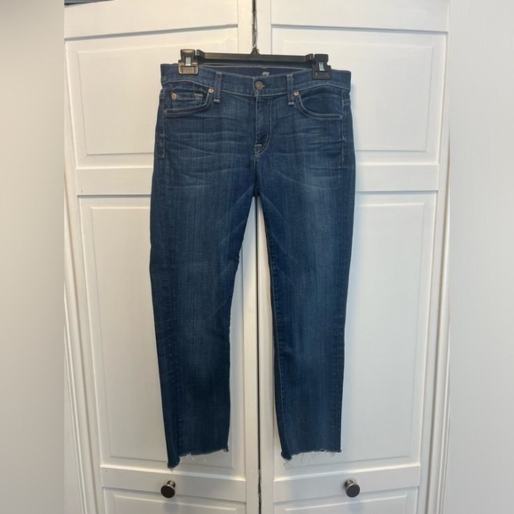 7 For All Mankind Roxanne Jeans Size 28 Color Blue